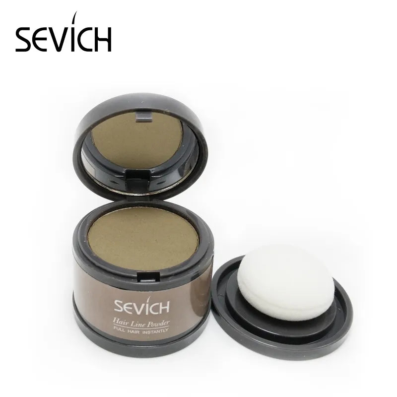 Sevich Hair Fluffy Powder Instantly Black Blonde Root Cover Up Hair Concealer Coverag Paint Repair Fill in Shadow Thinning