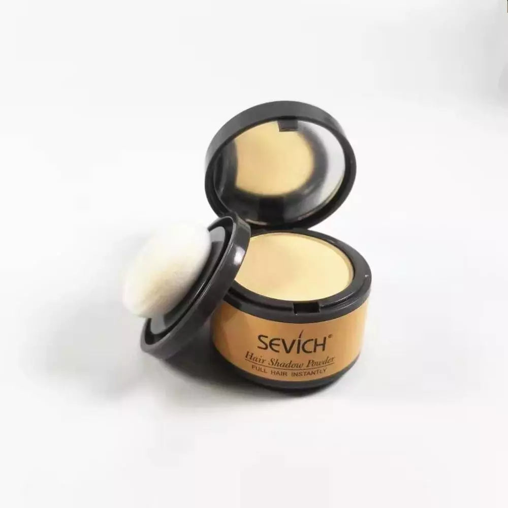 Sevich Hair Fluffy Powder Instantly Black Blonde Root Cover Up Hair Concealer Coverag Paint Repair Fill in Shadow Thinning