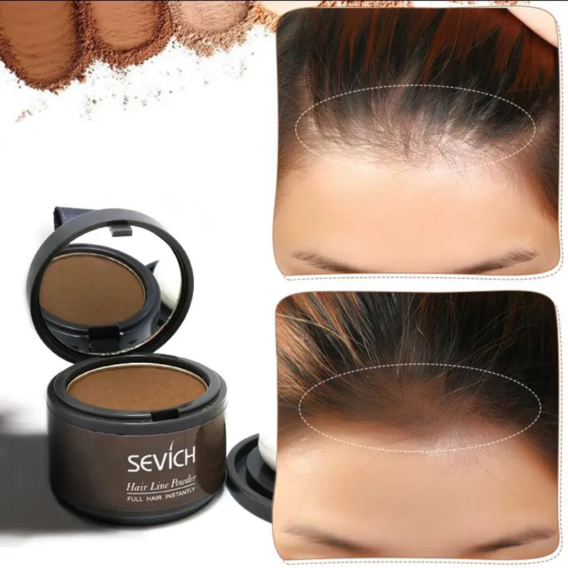 Sevich Hair Fluffy Powder Instantly Black Blonde Root Cover Up Hair Concealer Coverag Paint Repair Fill in Shadow Thinning