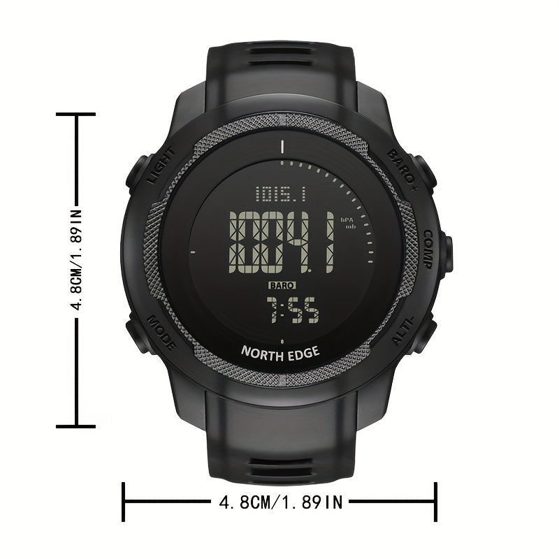 Carbon Fibre Sports Watch With Multifunction Display